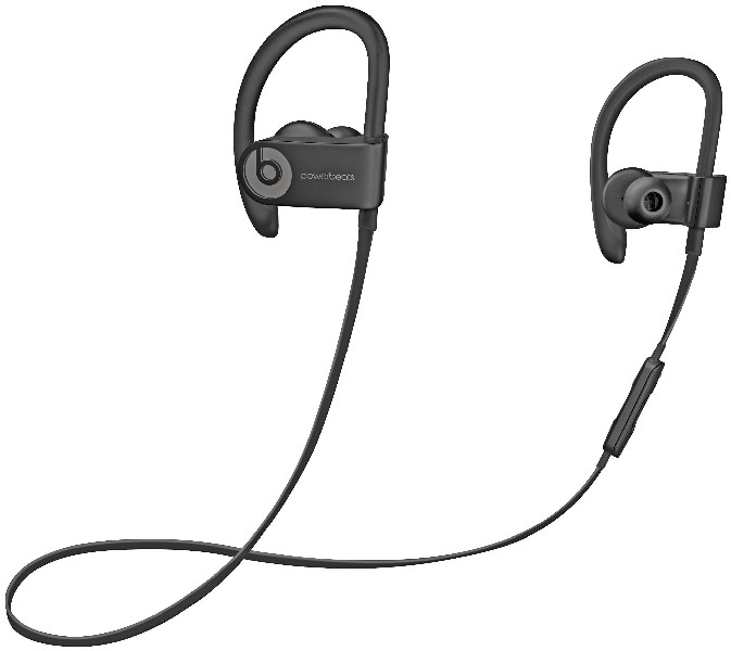 Auriculares deportivos - Beats Powerbeats3 Wireless, Chip Apple W1, Bluetooth, Autonomía 12 h, IPX7, Negro