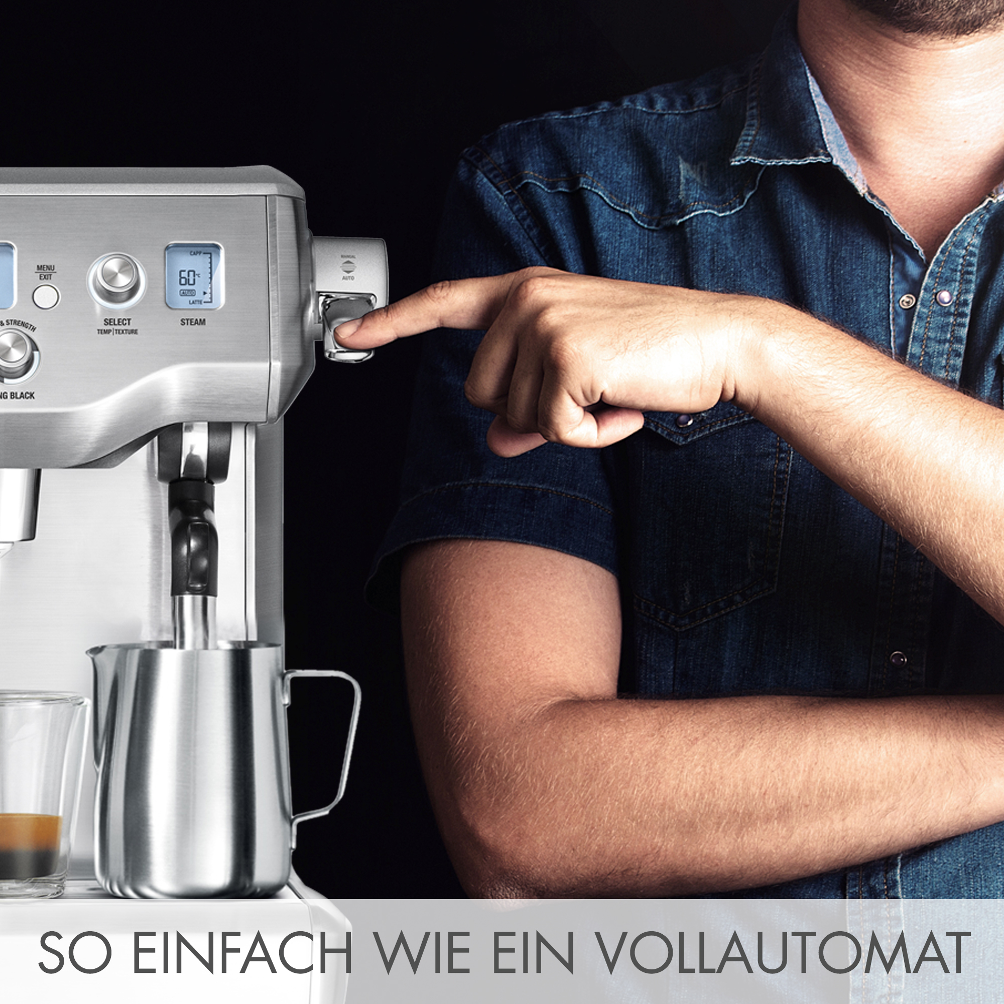 GASTROBACK 42640 Design Espresso Advanced Professional Espressomaschine Edelstahl