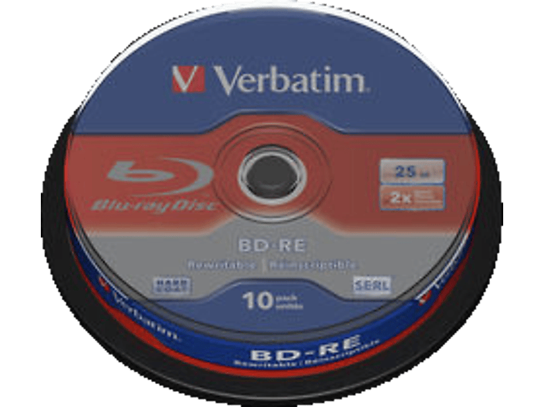 VERBATIM 43694 BD-RE Single 2X 25GB Rohling