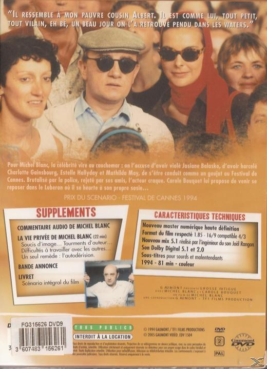 Dos d'un boîtier de DVD. Des gens debout ensemble. Texte en français visible. Le texte est imprimé sur fond blanc.