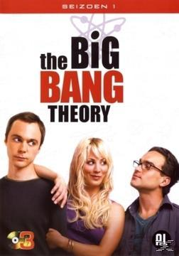 Couverture du DVD The Big Bang Theory. Trois acteurs devant un fond blanc. Le titre est en haut.