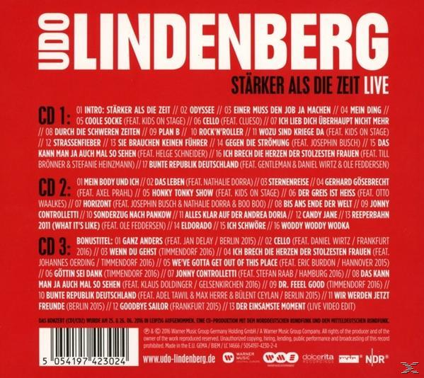 Udo Lindenberg - Stärker als die Zeit - LIVE (3 CD)  - (CD)