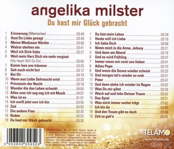 Angelika Milster - Du Hast Mir Glück Gebracht-Das Beste Zum Jubiläum  - (CD)