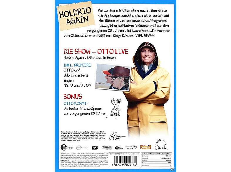 Thumbnail - Otto - Holdrio Again DVD