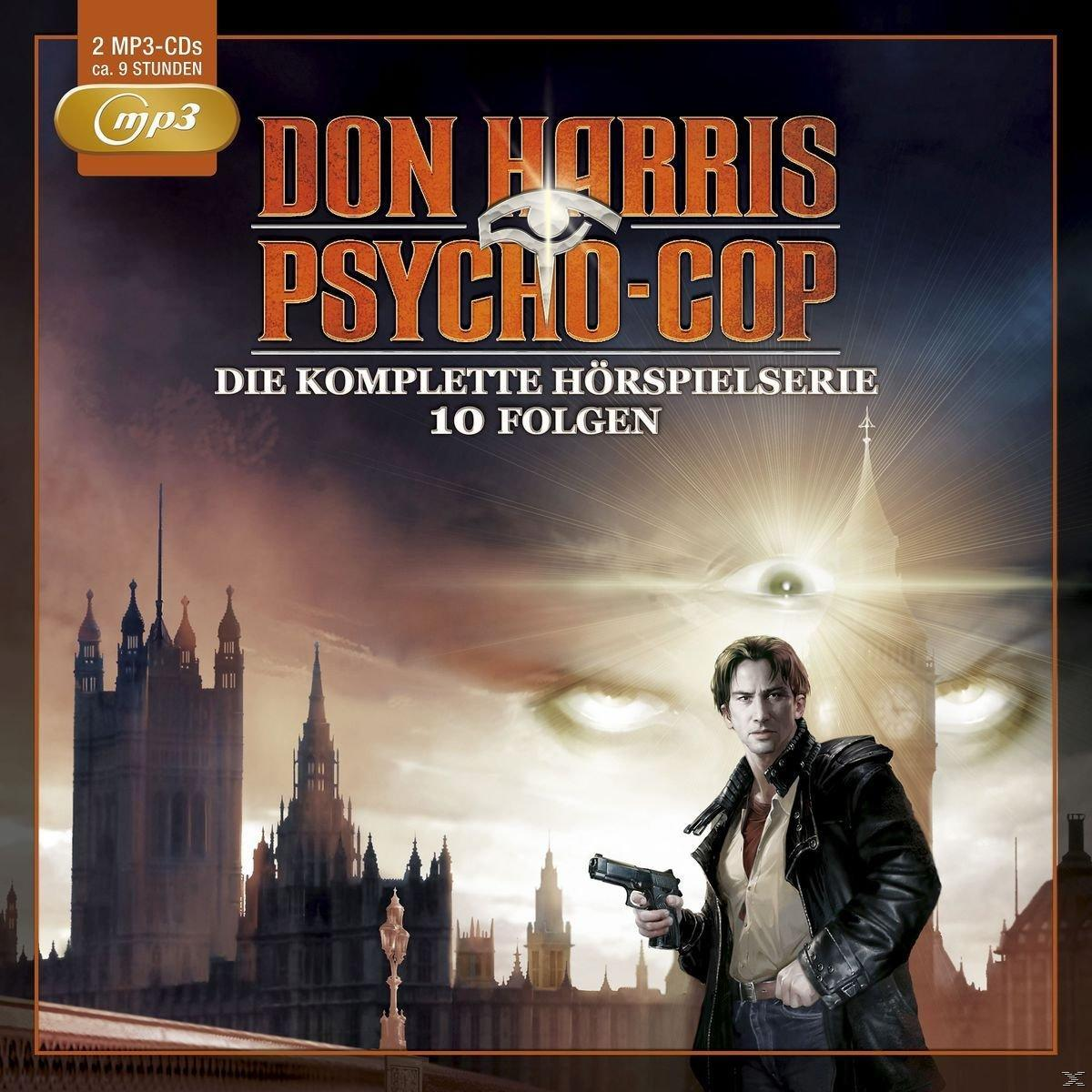 Don Harris - Psycho Cop - Die Komplette Hörspielserie-10 Folgen (2mp3 CDS)  - (MP3-CD)