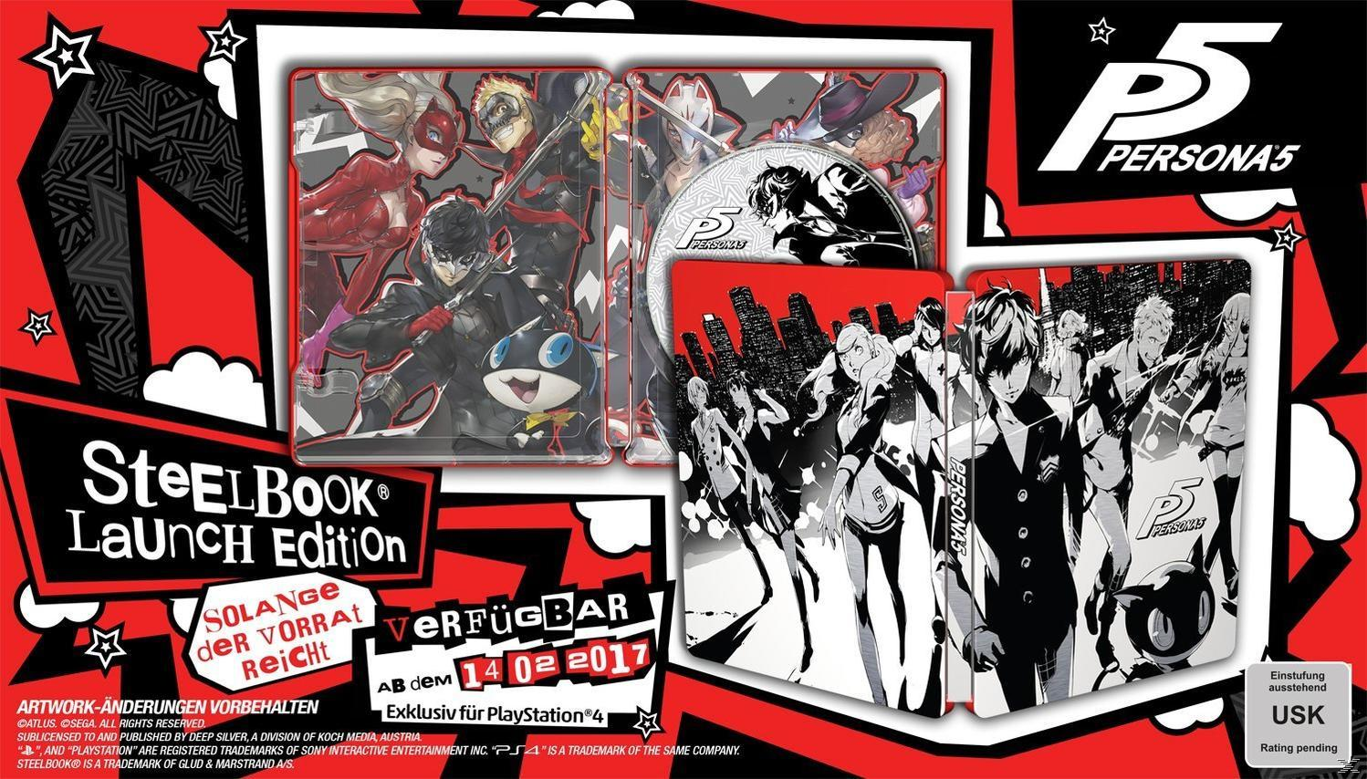 Persona 5 - Limited SteelBook D1-Edition - [PlayStation 4]