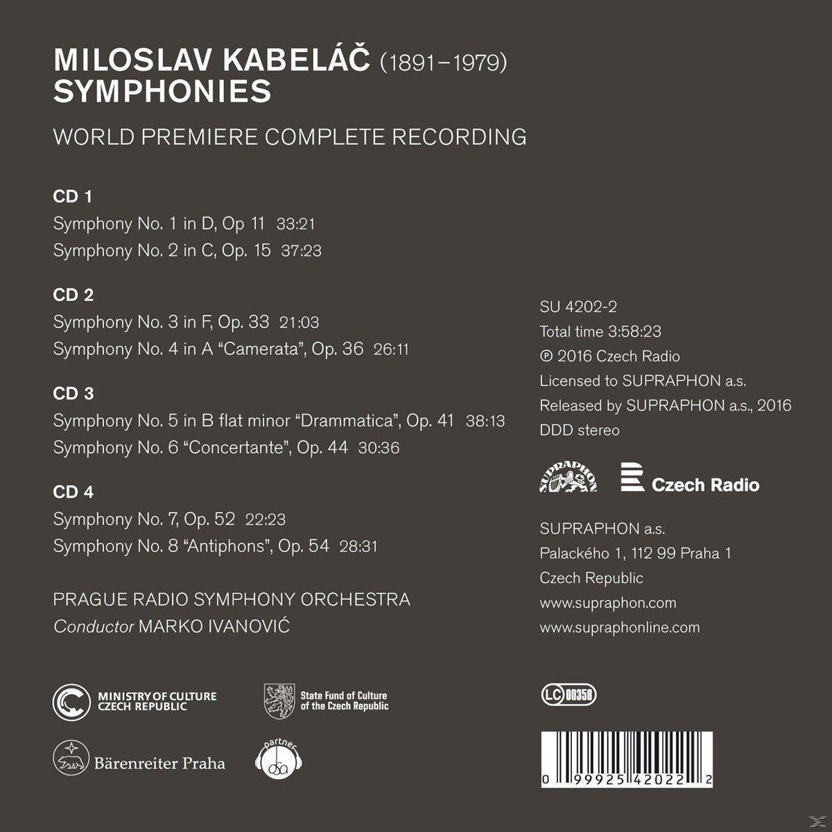 The Prague Radio Symphony Orchestra - Die Sinfonien  - (CD)