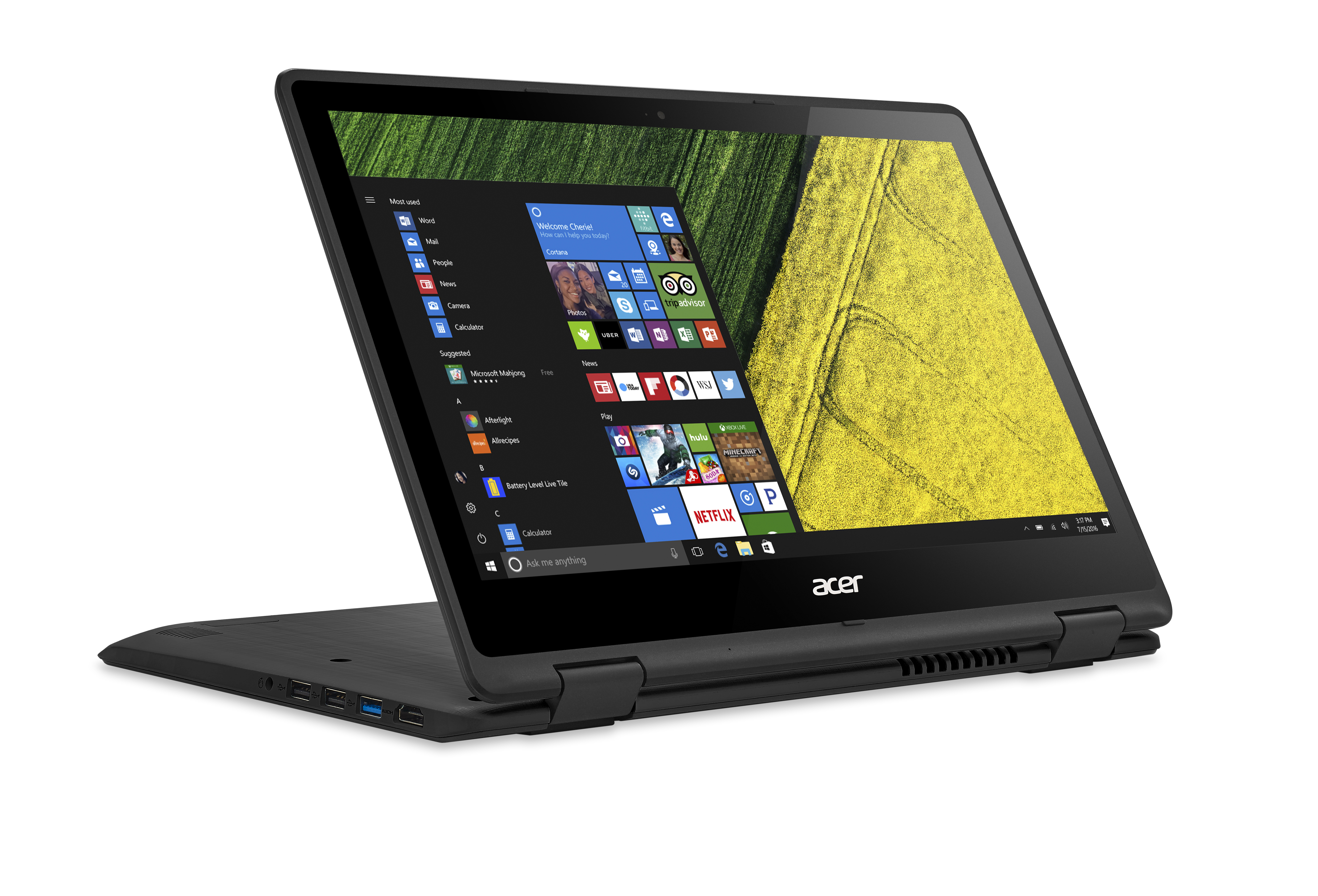 ACER Spin 5 (SP513-51-3466) - 13,3 Zoll - Intel® Core™ i3 i3-6100U - 4 GB - 128 GB - Intel® HD 520 - Windows 10 Home (64 Bit)