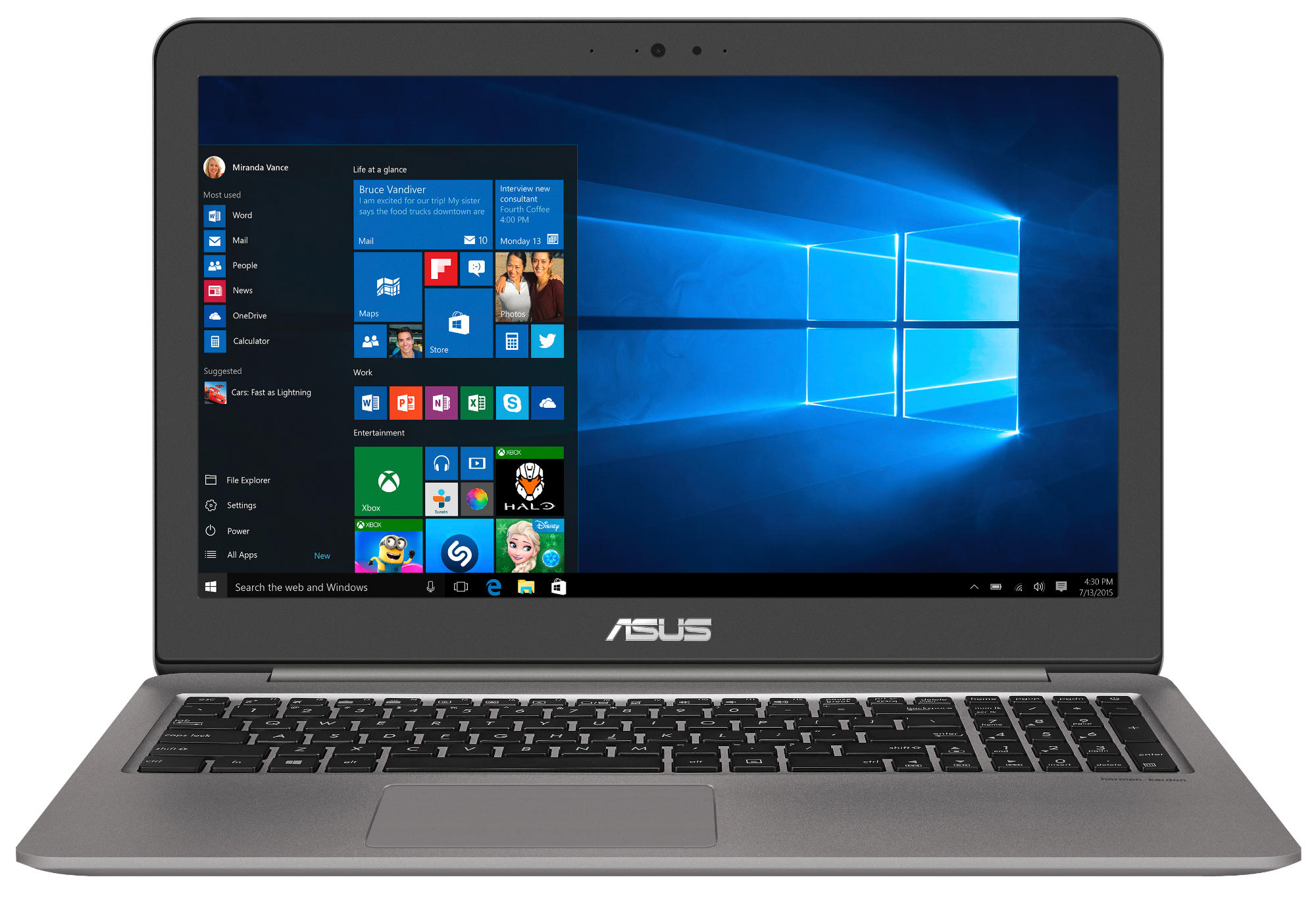 ASUS ZenBook UX510UX-CN179T - 15,6 Zoll - Intel® Core™ i5 i5-7200U - 8 GB - 1000 GB - NVIDIA GeForce® GTX 950 - Windows 10 Home (64 Bit)