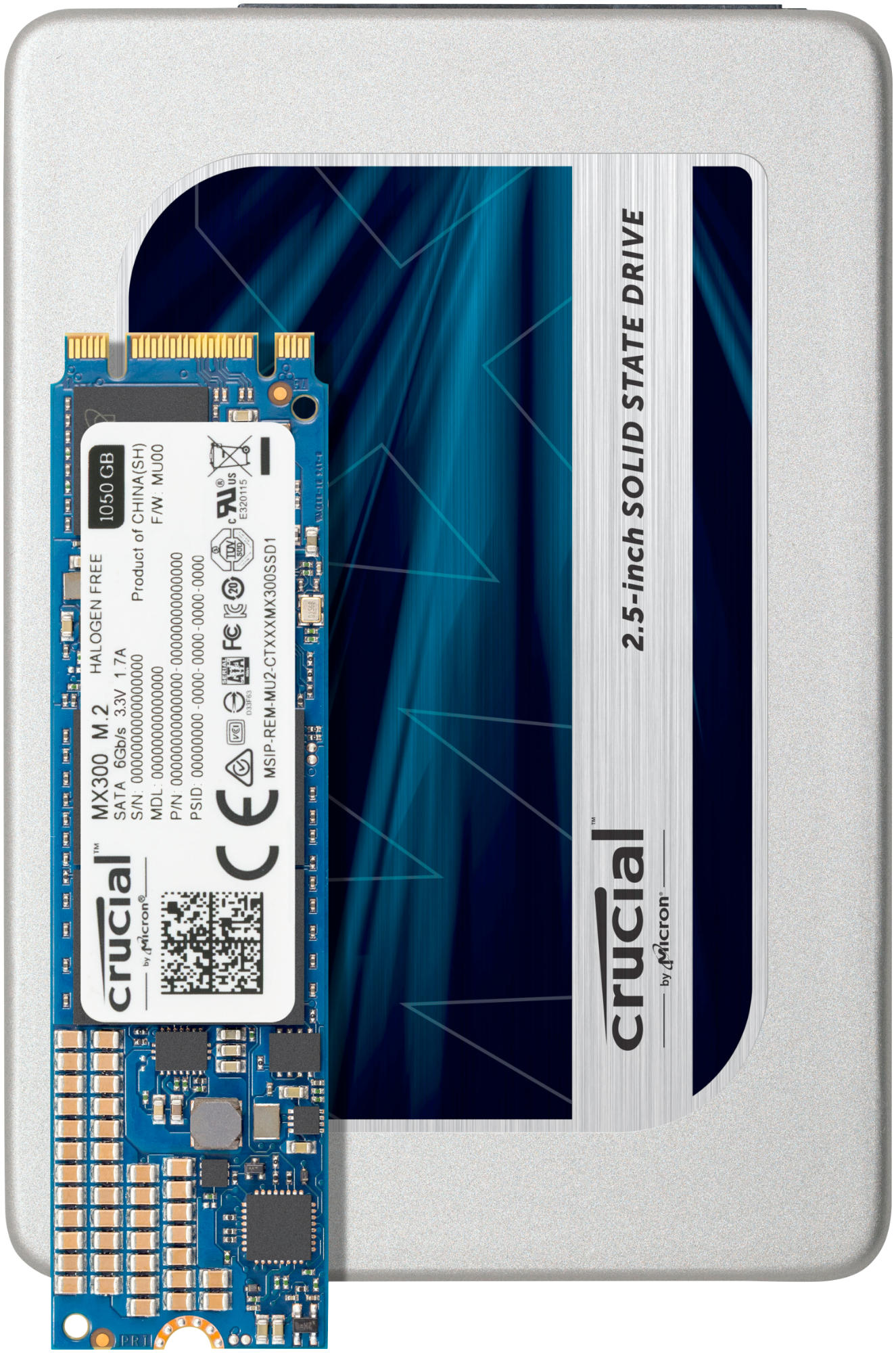 Disco duro SSD 525GB - Crucial MX300 525GB