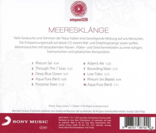 Rückseite einer CD mit Text auf Deutsch. Die Titel sind aufgelistet, mit einer Natur-Grafik.