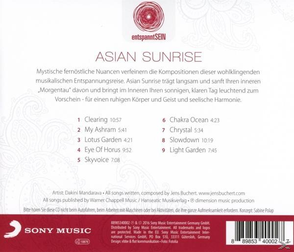 Dakini Mandarava - entspanntSEIN - Asian Sunrise (Relaxing Eastern Moods Music)  - (CD)