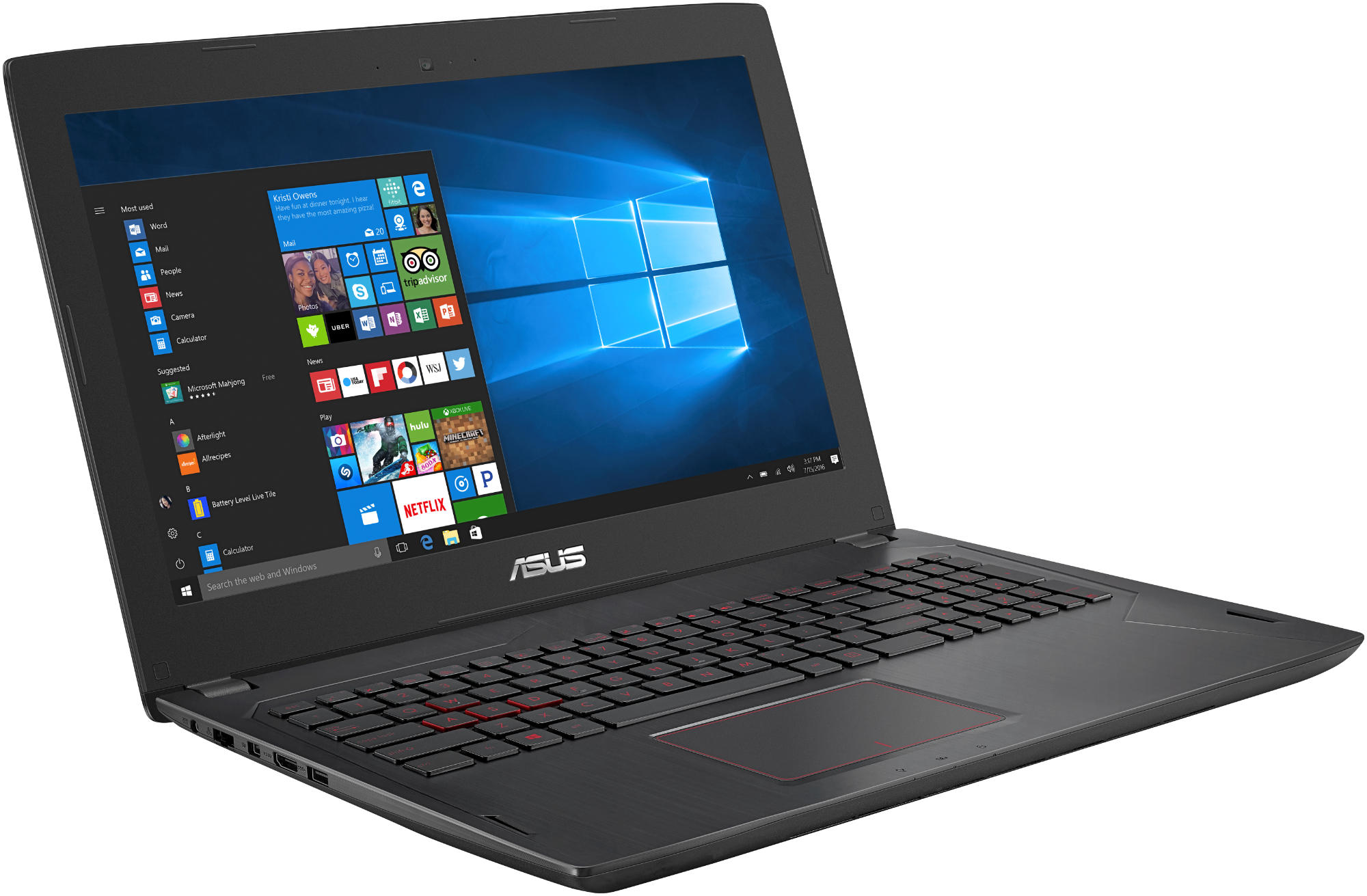 ASUS Gaming Notebook FX502VM-DM112T, schwarz (90NB0DR5-M01630) Gaming-Notebook, 15,6 Zoll, Full-HD, Intel® Core™ i5-6300HQ Prozessor
(6M Cache, bis zu 3.20 GHz), 8 GB, 256 GB SSD