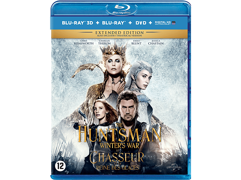 The Huntsman: Winter's War Blu-Ray 3D + 2D + DVD