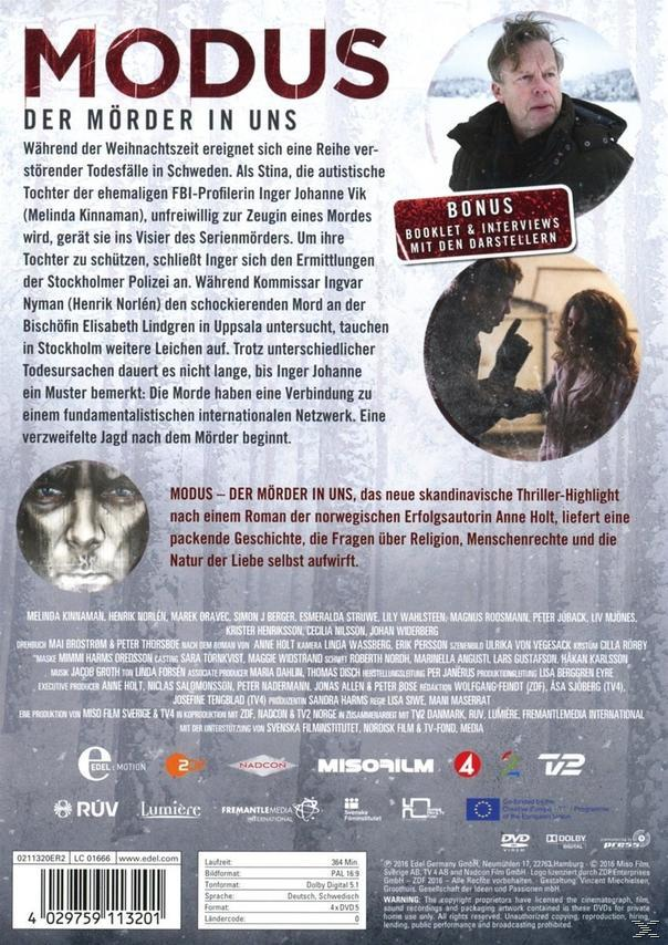 Modus - Der Mörder in uns - Staffel 1 DVD