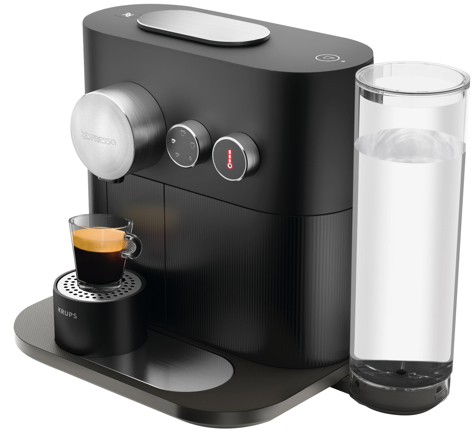 Cafetera de cápsulas - Nespresso® Krups XN 6008 EXPERT, 19 bares, Bluetooth, 1260W, Negro