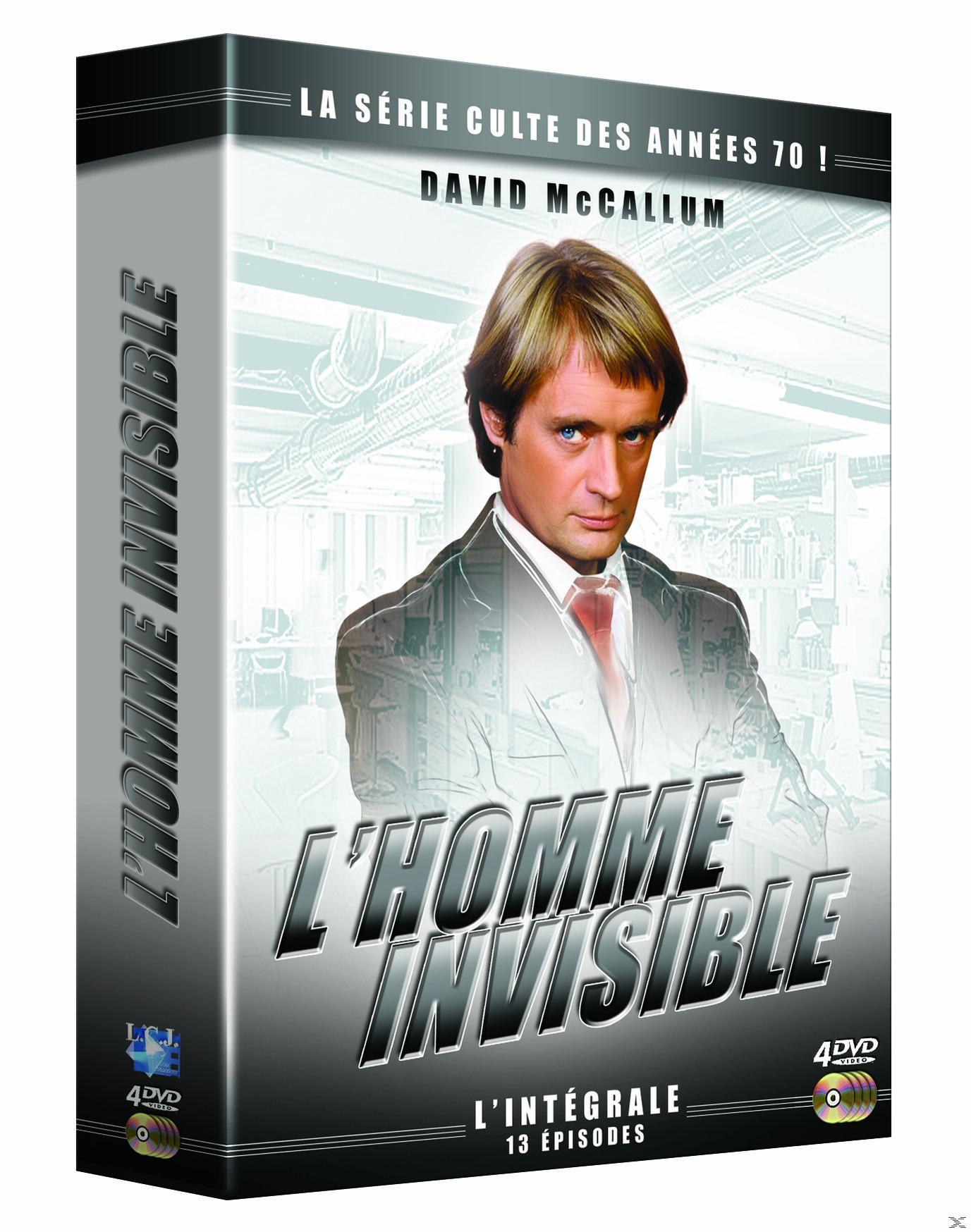 DVD-box met een portret van een acteur en de titel 'L'Homme Invisible'.