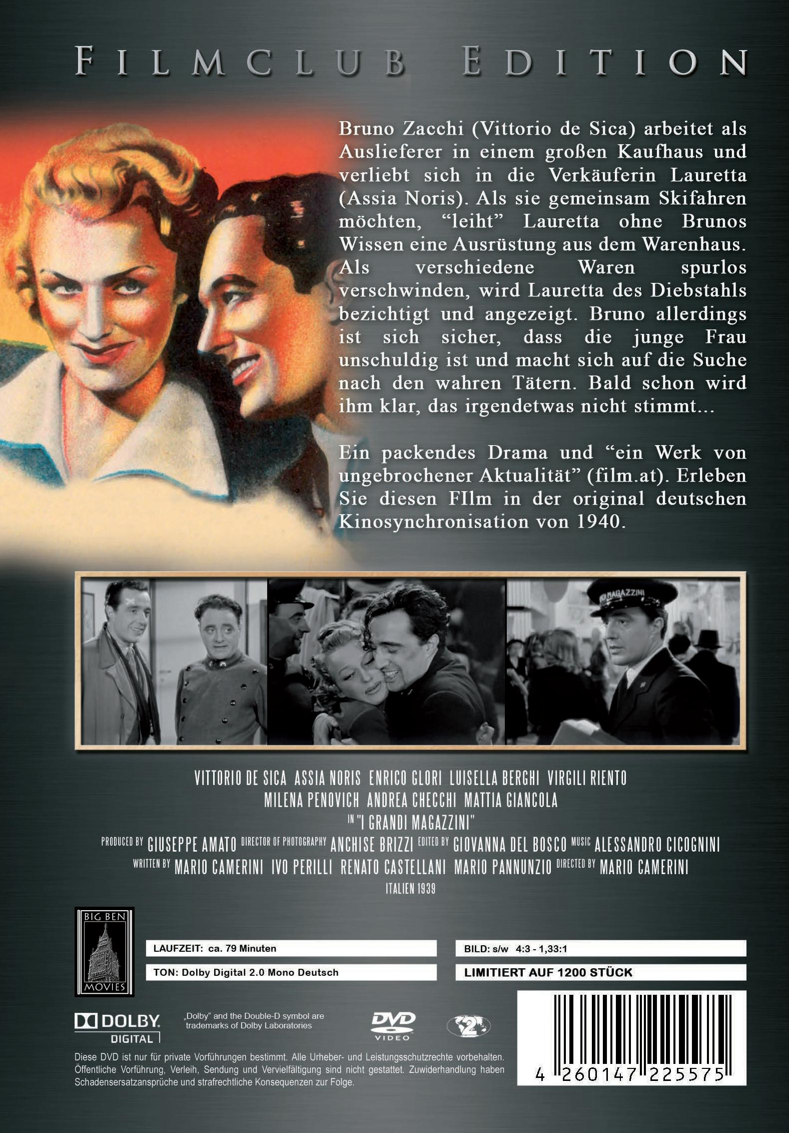 Eine DVD-Hülle mit Vintage-Bildern von Menschen und Text auf Deutsch.