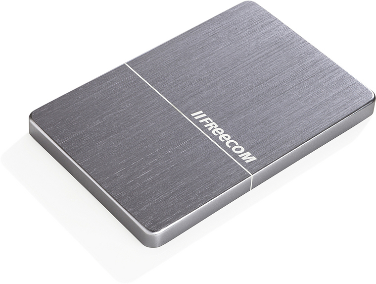 FREECOM 56380 Festplatte, 2 TB HDD, 2,5 Zoll, extern, Space Grey