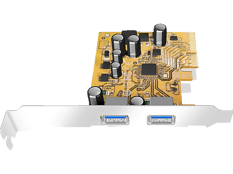 USB-C Einbau in PCIe Slot Silber 20 Gbit//s ICY BOX USB 3.2 Karte mit USB 3.2 Gen 2x2 Port