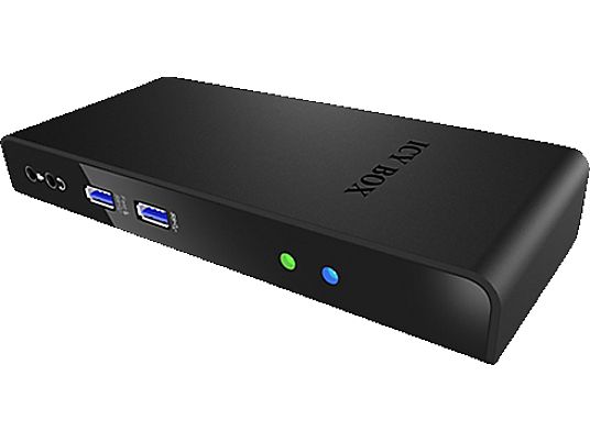 ICY BOX IB-DK2241AC - Docking station (Nero)