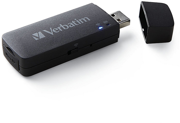 VERBATIM 49160 Mediashare Mini Wireless Micro-SD Kartenleser