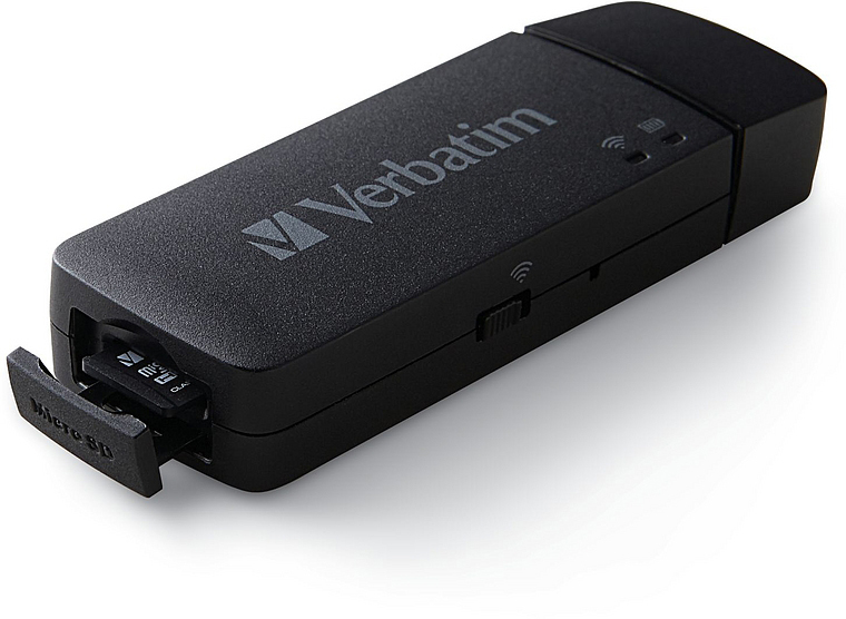 VERBATIM 49160 Mediashare Mini Wireless Micro-SD Kartenleser