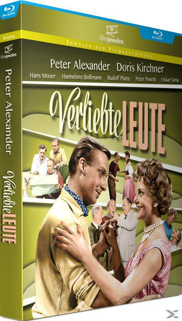 Blu-ray-Hülle mit einem Filmplakat eines tanzenden Paares und Personen im Hintergrund.