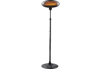 TRISTAR KA-5287 - Chauffage de terrasse - 2000 Watts - 3 positions réglables - Noir - Chauffage radiant (Noir)