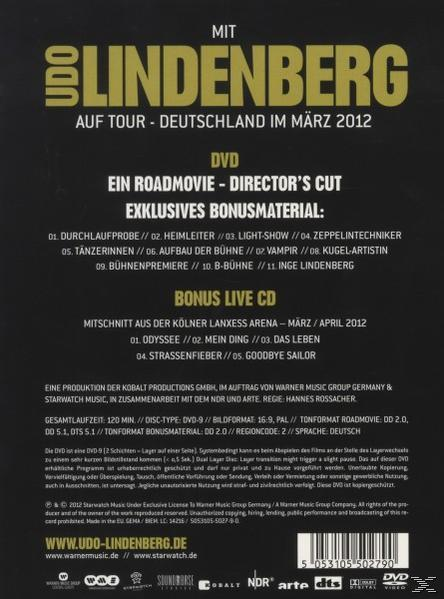 Udo Lindenberg - MIT UDO IM 12 MÄRZ CD) LINDENBERG + - (DVD AUF TOUR-DEUTSCHLAND