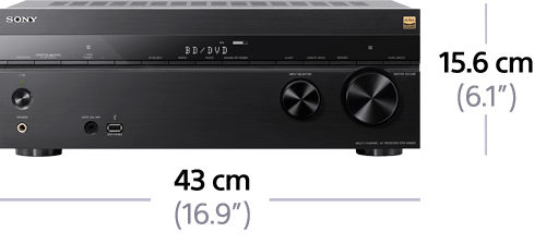 SONY STR-DN860 AV-Receiver (7.2 Kanäle, 150 Watt pro Kanal, Schwarz)