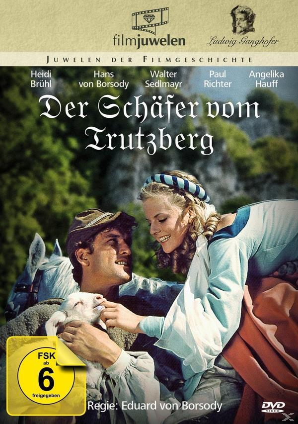DVD-Cover von Der Schäfer vom Trutzberg, ein Film mit einem Mann und einer Frau.