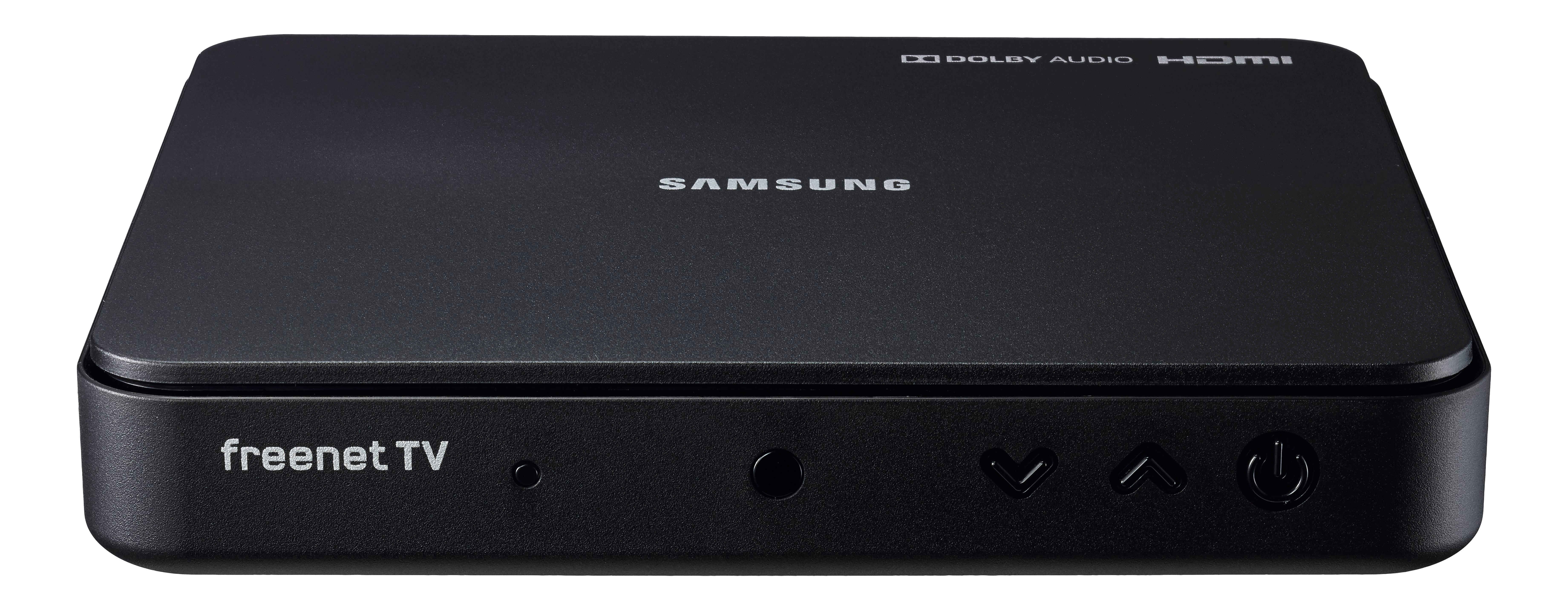 SAMSUNG GX-MB540TL/ZG 3 IN 1 Paket - 12 Monate freenet TV Media Box Lite DVB-T2 HD Receiver (Schwarz)