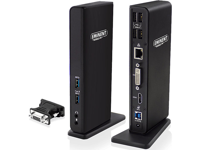 EMINENT Dual Display Docking Station USB 3.1 Gen1 (EM1500)