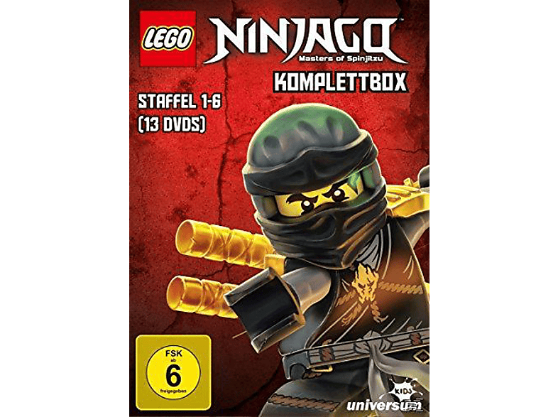 DVD Ninjago Staffel Lego - 1-6 Komplettbox