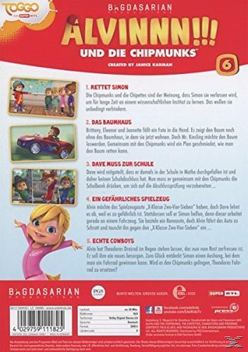 Die DVD Chipmunks - DVD Alvinnn!!! 6 Baumhaus z.TV-Serie-Das Und