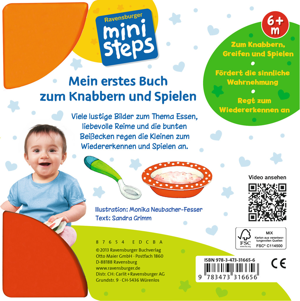 Ministeps - Mein erstes Buch zum Knabbern und Spielen