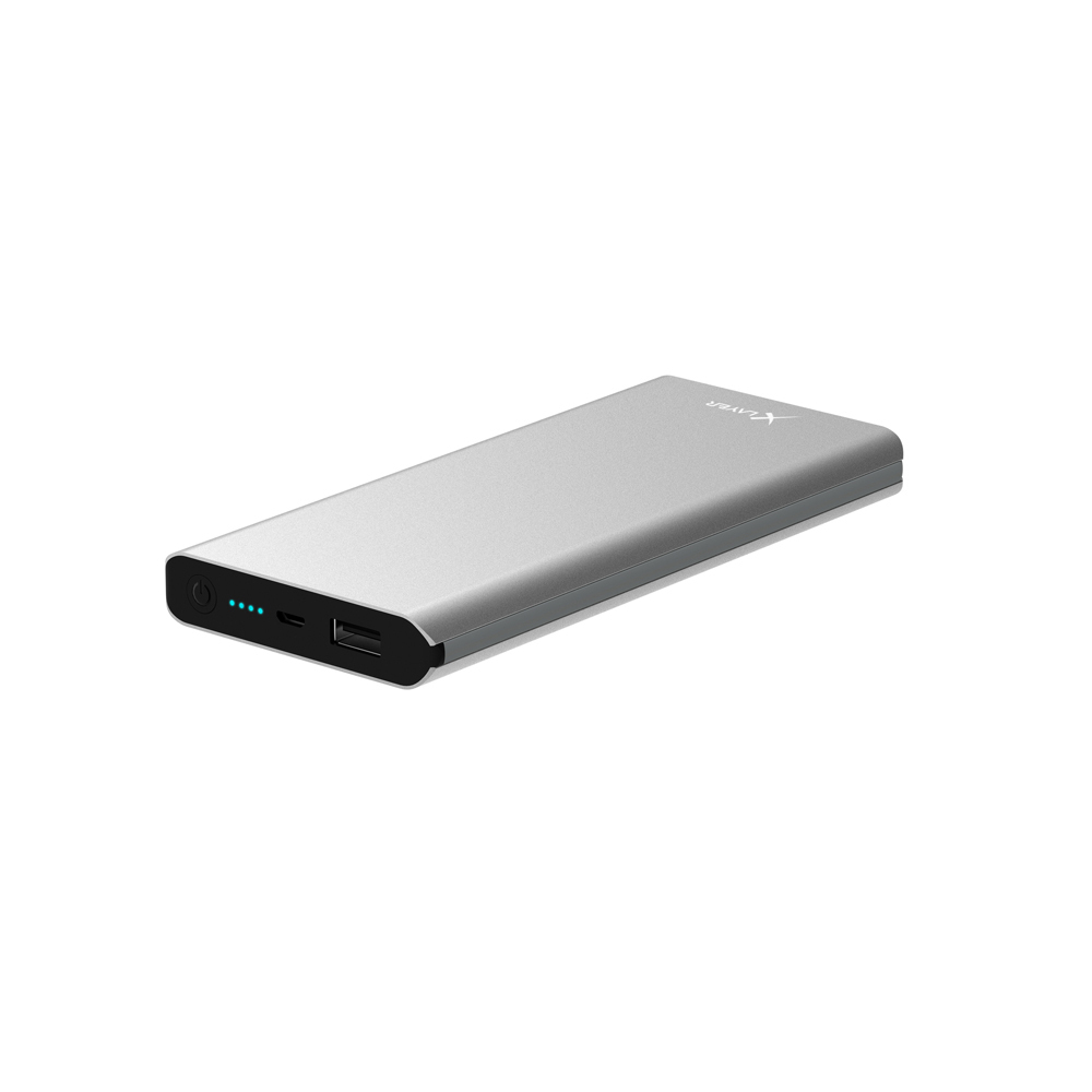XLAYER XLayer Comfort PRO Powerbank 10000 mAh Silber