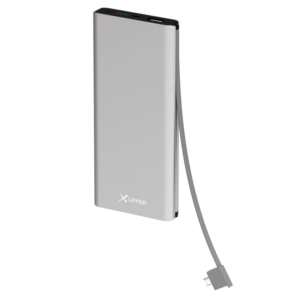 XLAYER XLayer Comfort PRO Powerbank 10000 mAh Silber