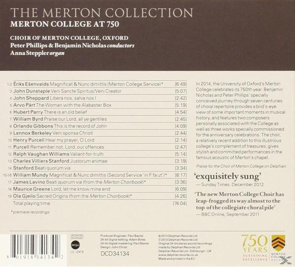 Choir Of Merton College - The Merton Collection  - (CD)
