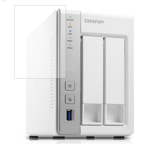 QNAP TS-231P NAS 3,5 Zoll Anzahl Festplattenschächte: 2 Alpine Weiß}