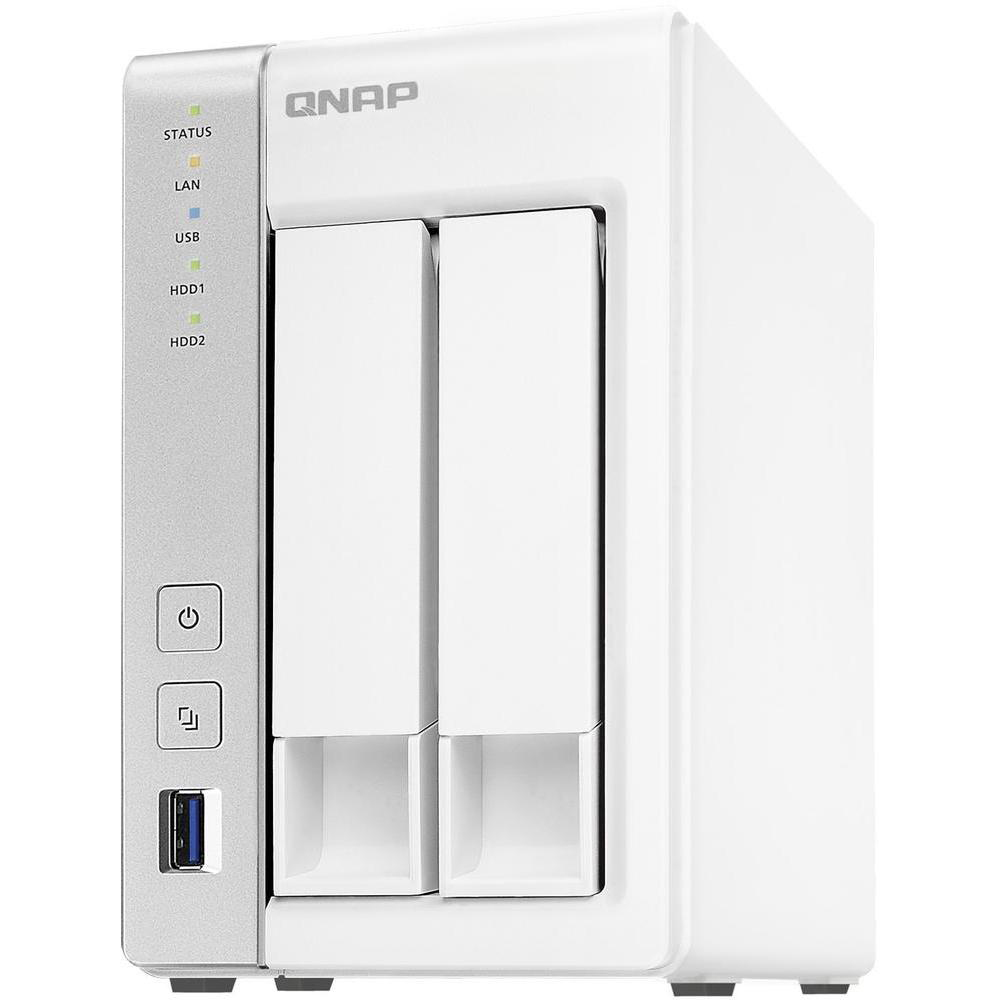 QNAP TS-231P NAS 3,5 Zoll Anzahl Festplattenschächte: 2 Alpine Weiß}