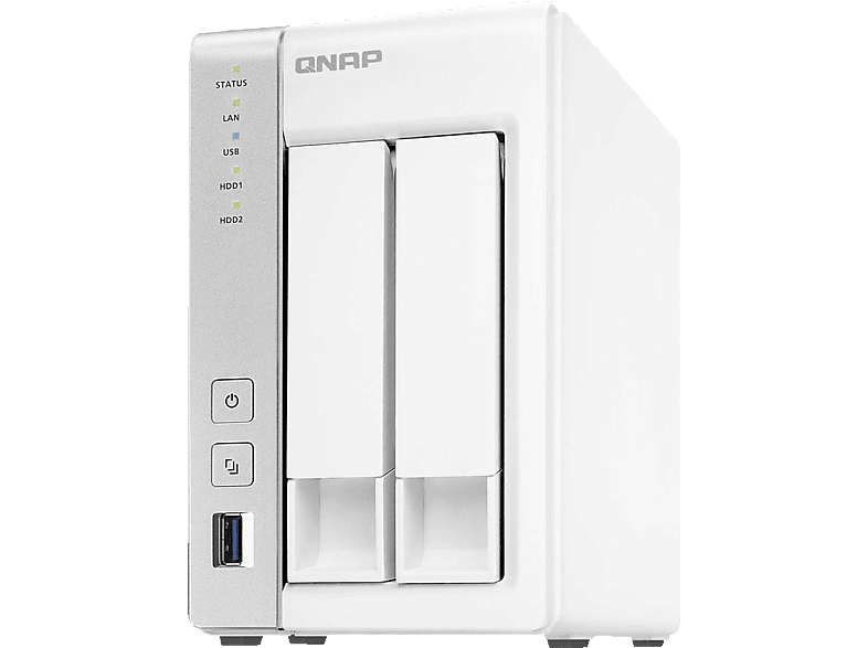 3,5 Anzahl Festplattenschächte: QNAP 2 Zoll Weiß} NAS Alpine TS-231P