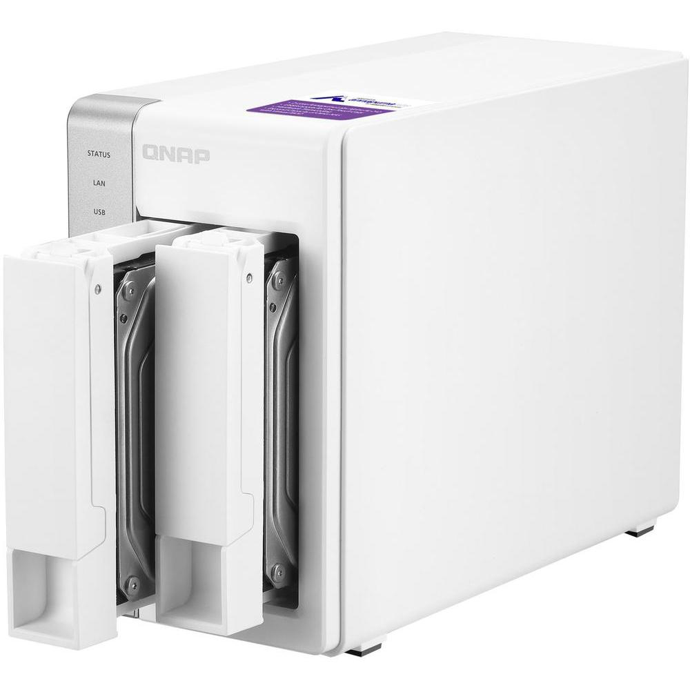 QNAP TS-231P NAS 3,5 Zoll Anzahl Festplattenschächte: 2 Alpine Weiß}