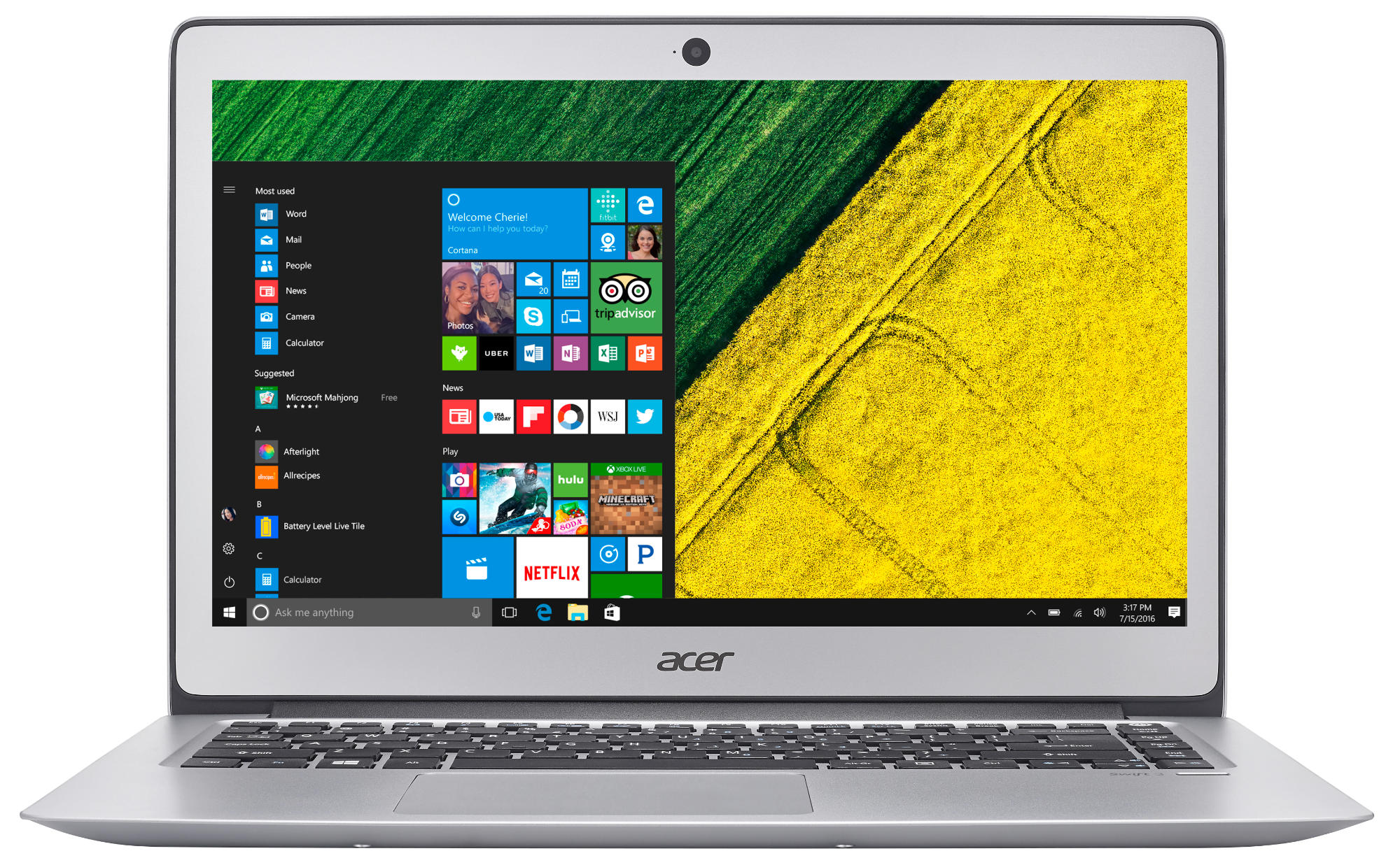 ACER Swift 3 (SF314-51-52SR) - 14 Zoll - Intel® Core™ i5 i5-6200U - 8 GB - 512 GB - Intel® HD 520 - Windows 10 Home (64 Bit)