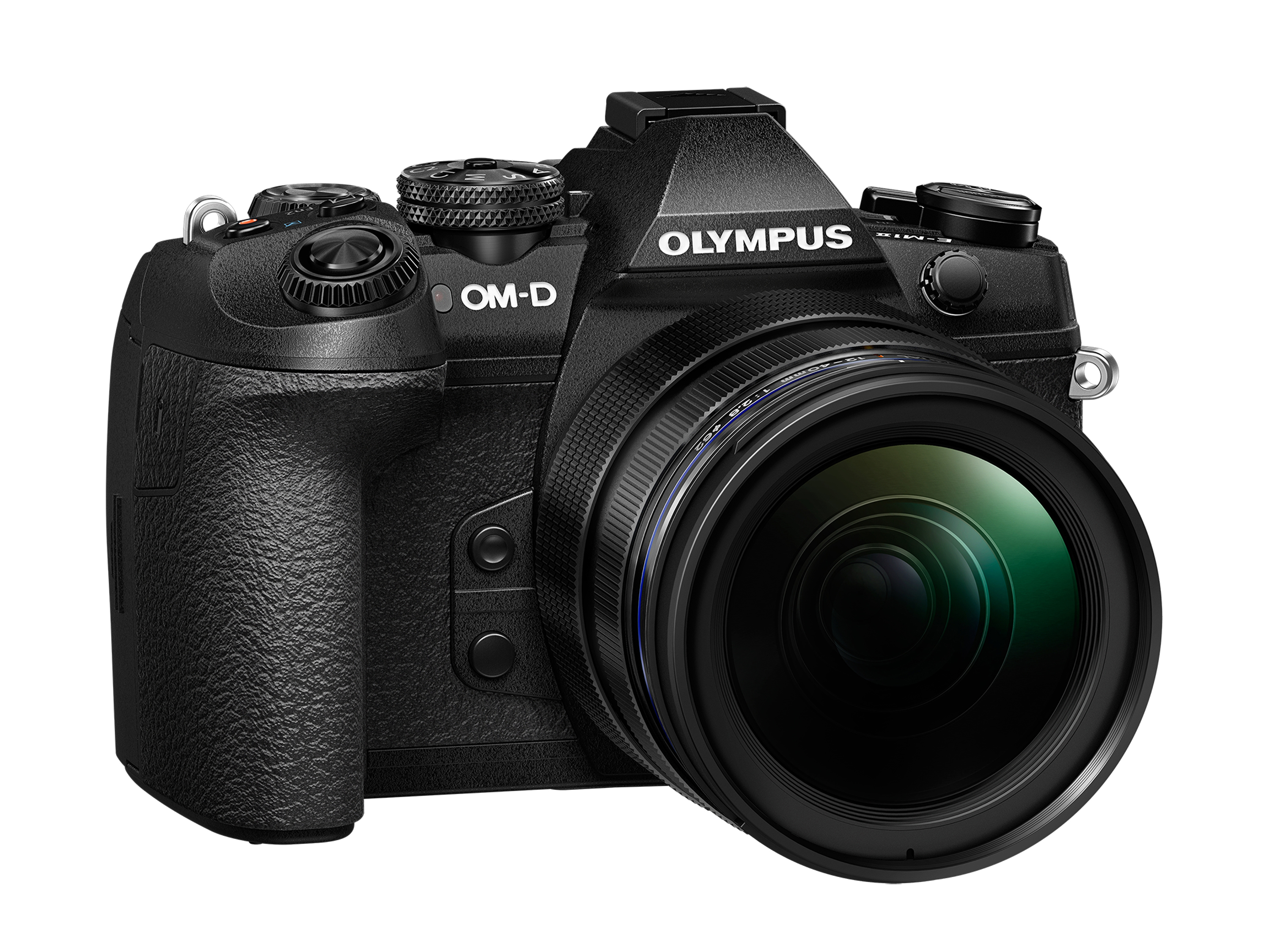 OLYMPUS OM-D E-M1 Mark II Systemkamera mit Objektiv 12-40 mm, 7,6 cm Display Touchscreen, WLAN