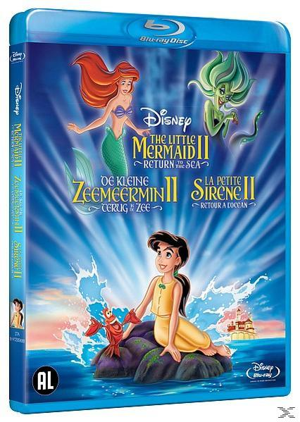 Pochette Blu-ray La Petite Sirène 2. Avec des sirènes et un château sous la mer.