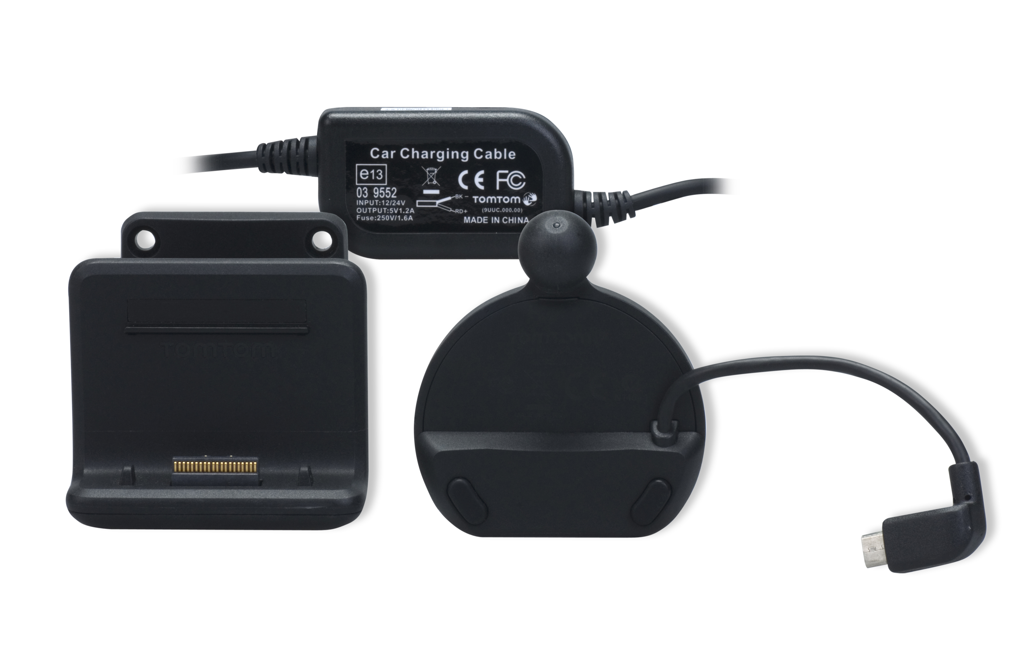 TOMTOM Active Dock, Navi-Halterung, passend für GO LIVE 820, GO LIVE 825, GO 1000 / 1005, GO LIVE camper & caravan, START 20/25, Via 110/120/130, Via 125/135, Via LIVE 120, Via LIVE 125, GO 400, Blue & Me 2, PRO 5150, Schwarz