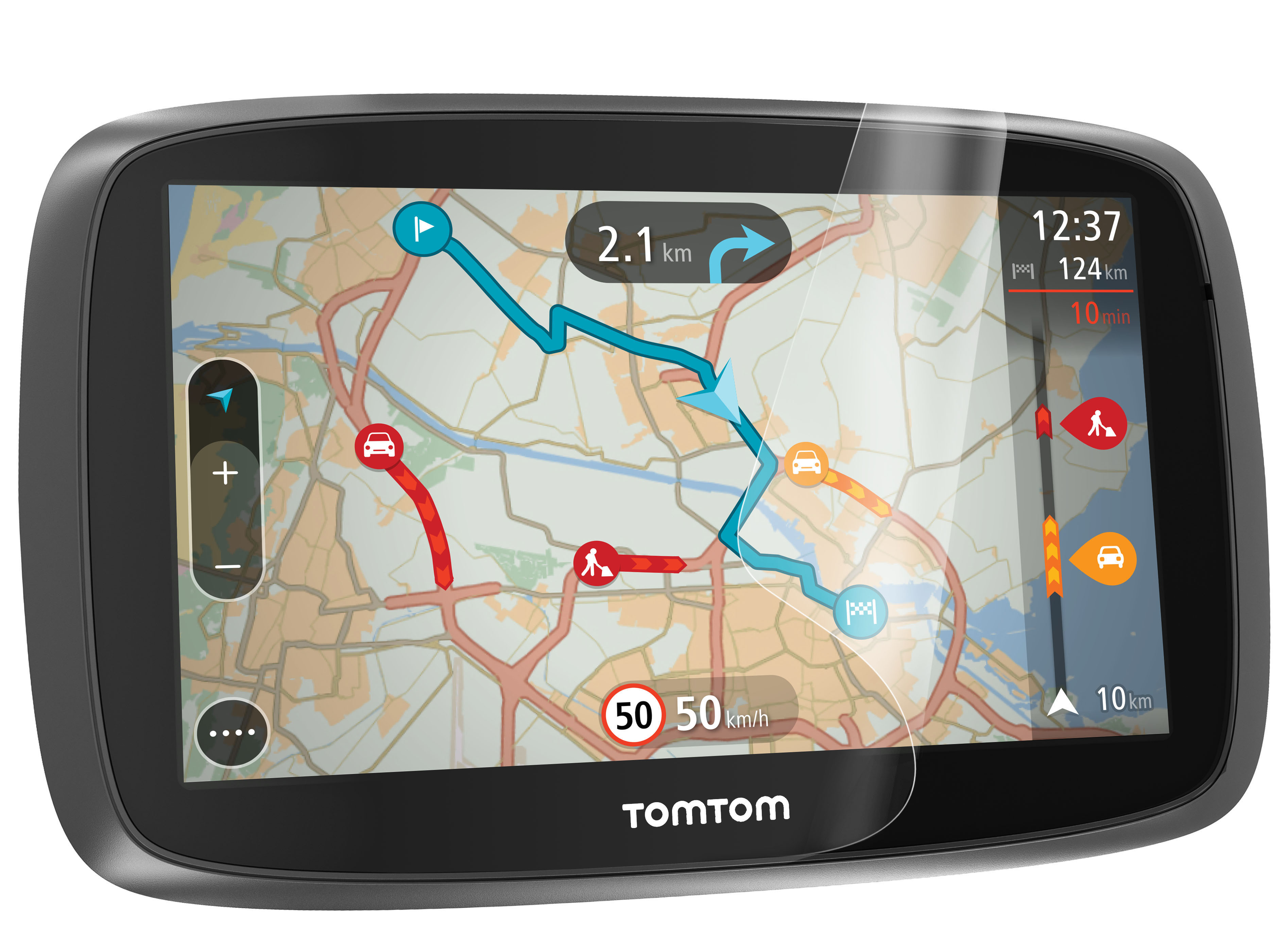 TOMTOM Displayschutzfolien - 4.3", 5.0" und 6.0", Displayschutzfolie, Transparent