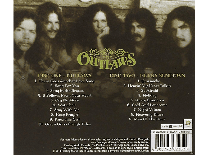 Thumbnail - The Outlaws - / Hurry Sundown (CD)